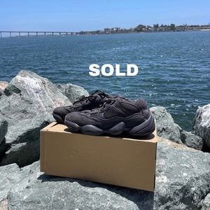 Yeezy 500 utility black comes with box - SOLD